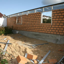 Agrandissement terrasse pour espace de jeu pour enfants Gravelines